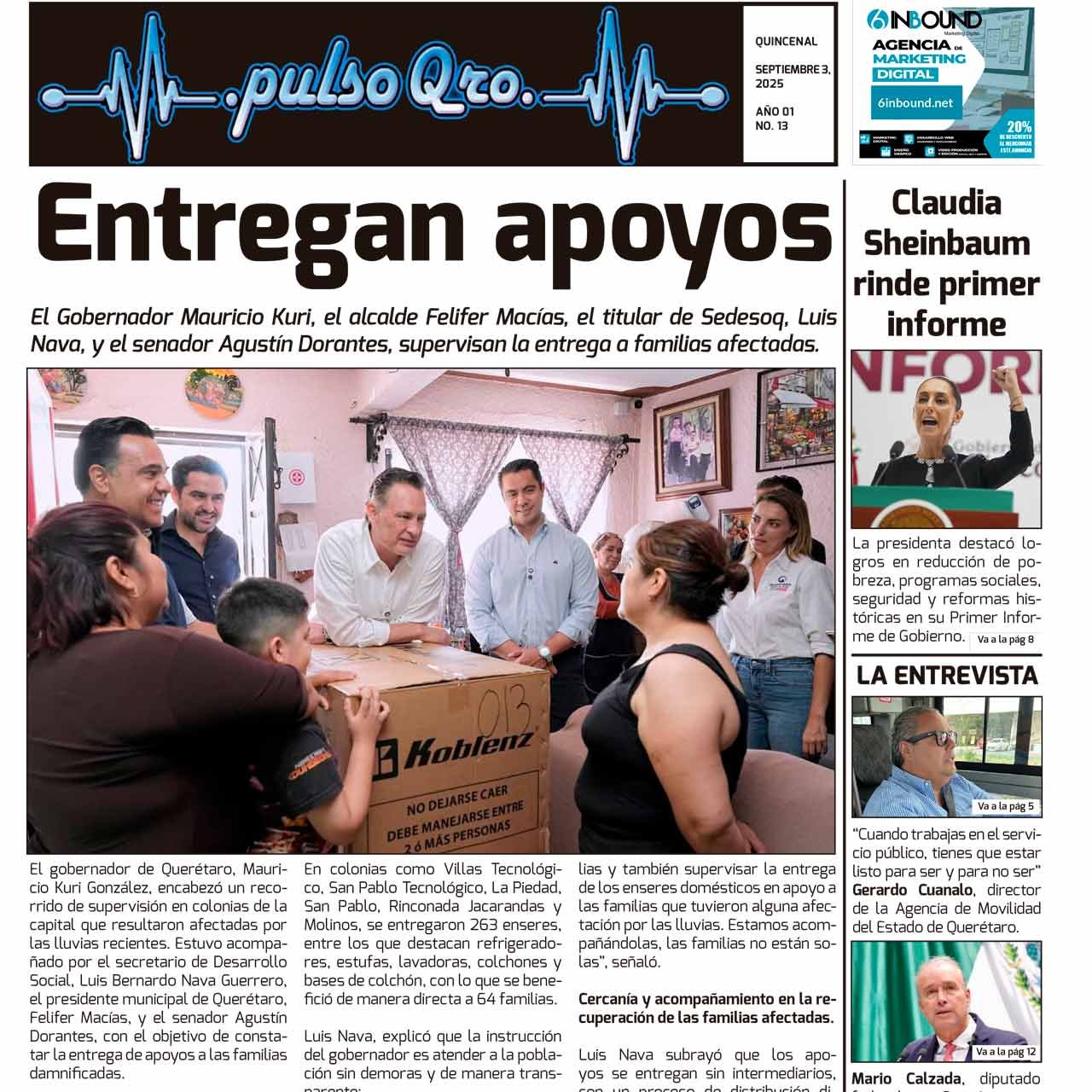 Entregan Apoyos – Septiembre 3 2025