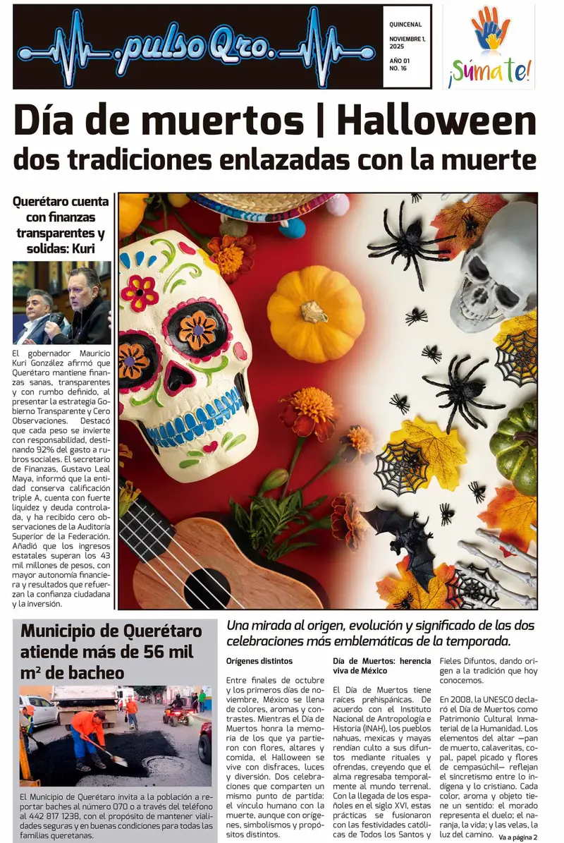 Día de Muertos y Halloween Noviembre 2 2025