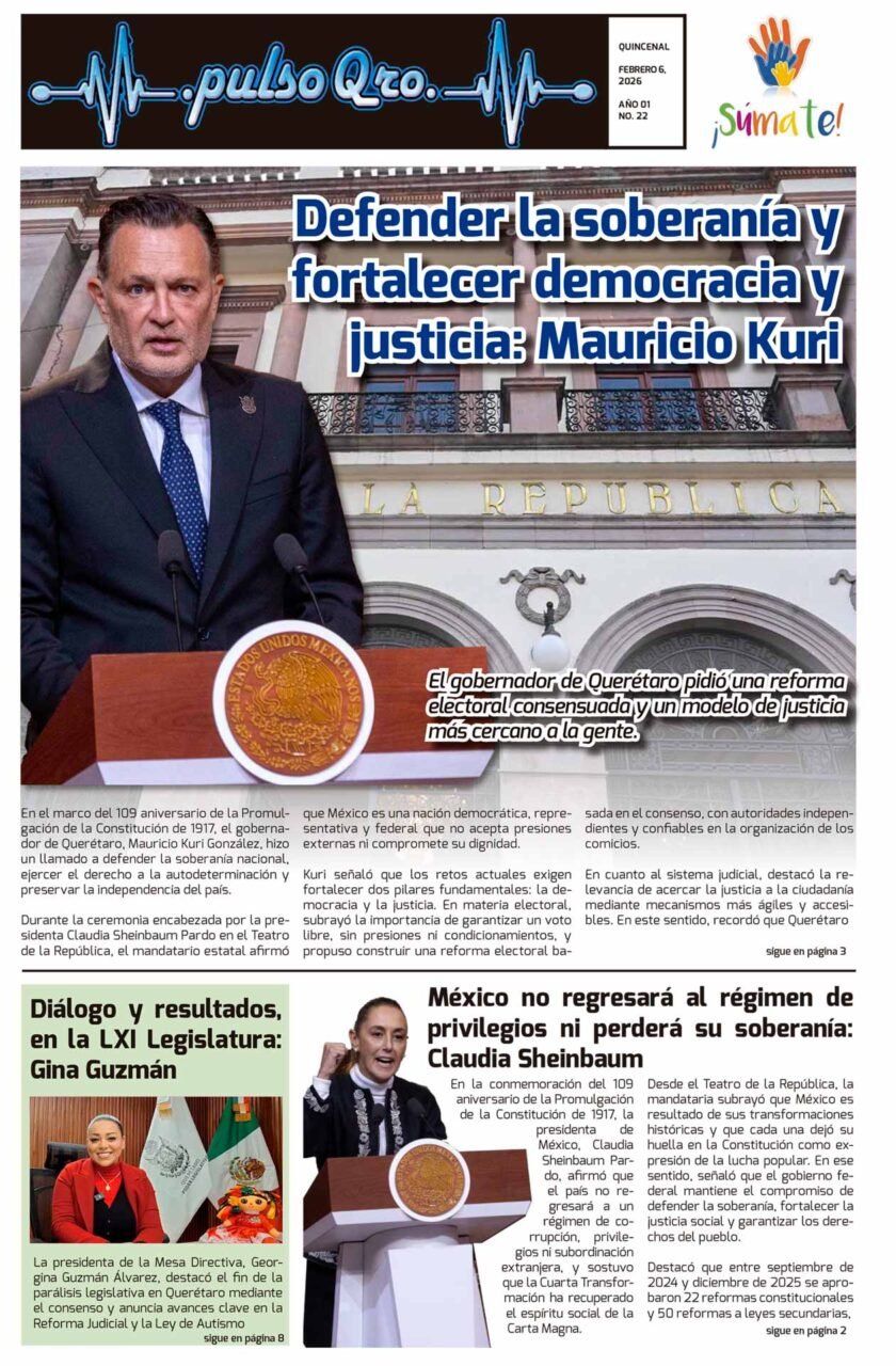 Defender la soberanía y fortalecer democracia y justicia: Mauricio Kuri