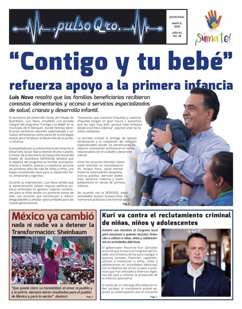 Contigo y tu bebé refuerza apoyo en el Marqués