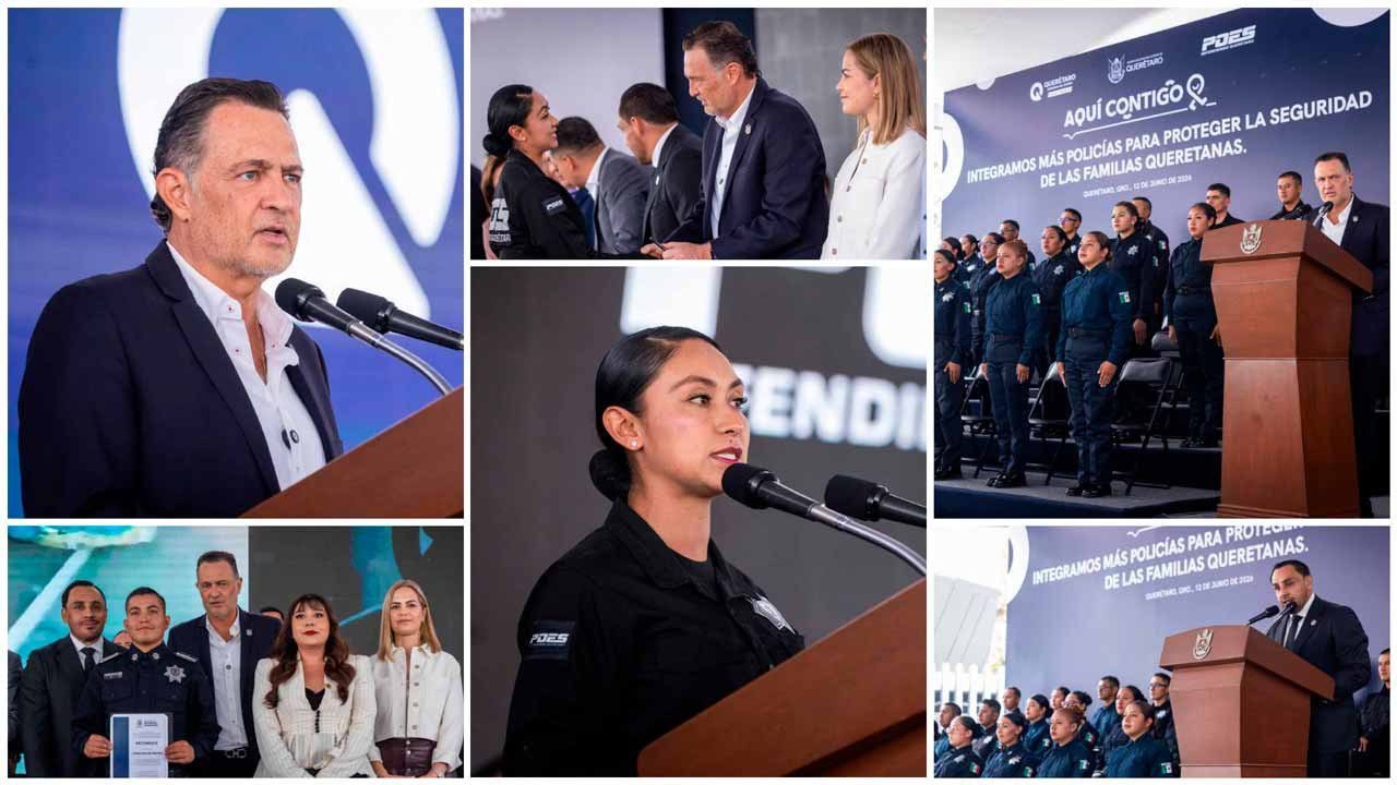 Querétaro suma 58 nuevos policías para fortalecer la seguridad estatal