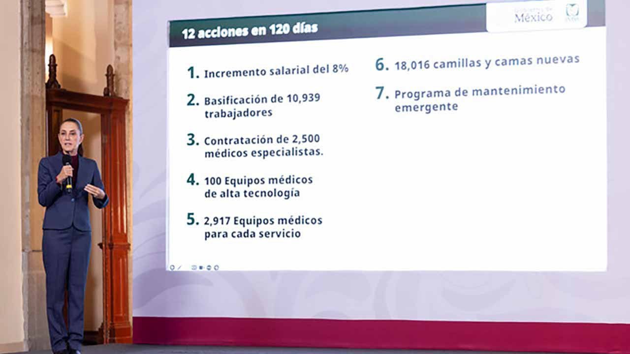 Anuncian 12 acciones para mejorar el IMSS en 120 días